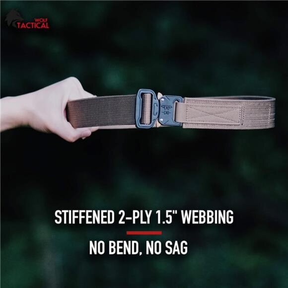 Heavy Duty Hybrid Quick-Release EDC Belt - 2-Ply 1.5” CCW Gun Belt - Picture 3 of 7